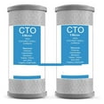 thumbnail image 1 of 2-Stage Whole House Water Filtration System, With Sediment CTO(Chlorine, Taste, And Odor) Filter, 1" Inlet/Outlet ,Widely Used, 1 of 6