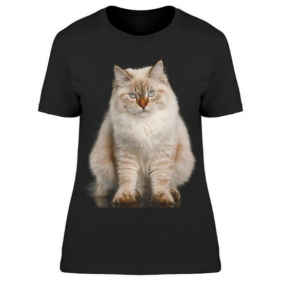 Cute Neva Masquerade Cat T-Shirt Women -Image by Shutterstock, Female XX-Large