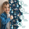 thumbnail image 3 of Blackout Kids Curtains,Dark Blue Princess Castle Pattern Childrens Insulated Curtains Set Of 2,Bedroom Essentials,Toddler Room Decor 42"x54", 3 of 5