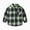 H551-Light Green, variant on TOWED22 Boys Flannel Plaid Shirt Casual Button Down Shirts Long Sleeve Jacket Lapel Shacket Coat Tops Casual Outwear,Purple,3-4 Y