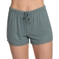 thumbnail image 4 of Just Love Womens Solid Poly Spandex Pajama Short Sets (Slated Haze, X-Large), 4 of 4