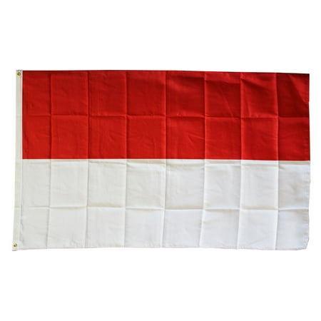 Monaco - 3'X5' Polyester Flag