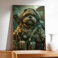 thumbnail image 4 of Hudo Funny Shih Tzu Dog Soldier With Helmet Poster - Shih Tzu Dog Canvas Wall Art - Vertical Wall Art - Dog Room Decor Posters, 4 of 5