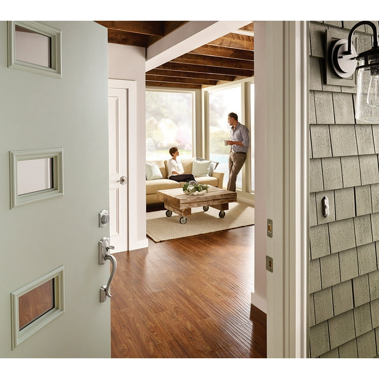 Schlage F58 CAM 620 Camelot Exterior Handleset with Deadbolt