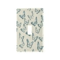 thumbnail image 2 of Switch Panel Switch Decoration 2.76x4.53x0.28 Inches Unused Outlet Cover Switch Plate Wall Plates Living Room Kitchen Bedroom Study Switches Beautiful Blue Butterfly Seamless, 2 of 8