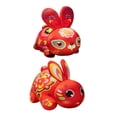 thumbnail image 1 of 2 Piezas De Conejo De Peluche De Juguete De Dibujos Animados Ornamento Animal Muñeca Para Año Nuevo Zulema muñeco de conejo, 1 of 8