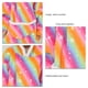 thumbnail image 3 of Oversized Blanket Hoodie, Keep Warm Flannel Loose Blanket Hoodie Large Pockets Machine Wash  For Women For Camping ANGGREK Tamaño promedio del arcoíris para adultos, 3 of 6