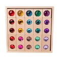 thumbnail image 3 of Milaget Wooden Building Blocks Set for Kids Rainbow Block Cubes Blocks Set for Boys Girl D, 3 of 9