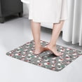 thumbnail image 4 of Gray Christmas Snowman Pattern Flannel Non Slip Door Rugs,Washable Door Mats Indoor,Decorative Door Mats,Dirt-Resistant and Absorbent Doormat for Entrance,Bedroom,Kitchen,Bathroom,23.5x16in(60x40cm), 4 of 5