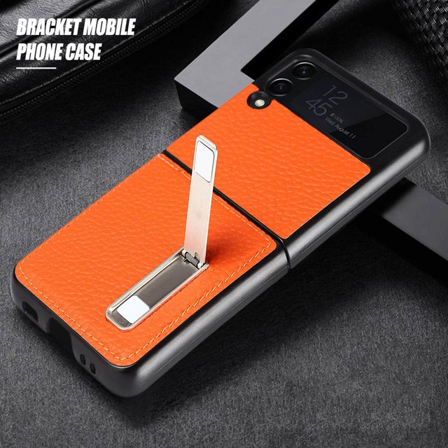Funda protectora compatible con Samsung Galaxy Z Fold 3 Funda magnética para teléfono con soporte