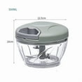 thumbnail image 6 of 500/900ML Garlic Chopper Manual Garlic Press Food Vegetables Cutter Meat Grinders Kitchen Gadgets Hand Mincer Garlic Masher, 6 of 10