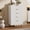 White, variant on Grey 5 Drawer Dresser for Bedroom, Fluted Tall Dresser with Large Drawers and Sturdy Gold Legs Support, Dressers & Chests of Drawers for Bedroom, Living Room, Kids' Room