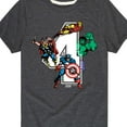 thumbnail image 3 of Marvel The Avengers - Birthday 4 - Toddler And Youth Short Sleeve Graphic T-Shirt, 3 of 5