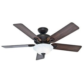 Hunter 52 Ashmont Onyx Bengal Ceiling Fan With Light Walmart Com