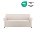 thumbnail image 4 of SmartFit Waterproof Stretch Sofa Slipcover, Textured Fabric, 1-Piece, Machine Washable, 4 of 8