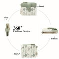 thumbnail image 3 of GAEKEAO Small Wallet for Women RFID Blocking Slim Bifold Floral Leather Card Holder with Zipper Pocket ID Window, 3 of 10