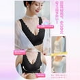 thumbnail image 4 of Bras for Women,Comfort Bra Without Underwire Push Up Seamless Sports Padded Lace Soft Stretch Bustier Medium Support Non Wired Sleep Classic Top For Everyday Yoga,Sports Bras for Women,Black,L, 4 of 8