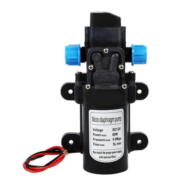 Discount Water Pump DC 12V 60W Micro Electric Diaphragm Water Pump Switch 5L/min