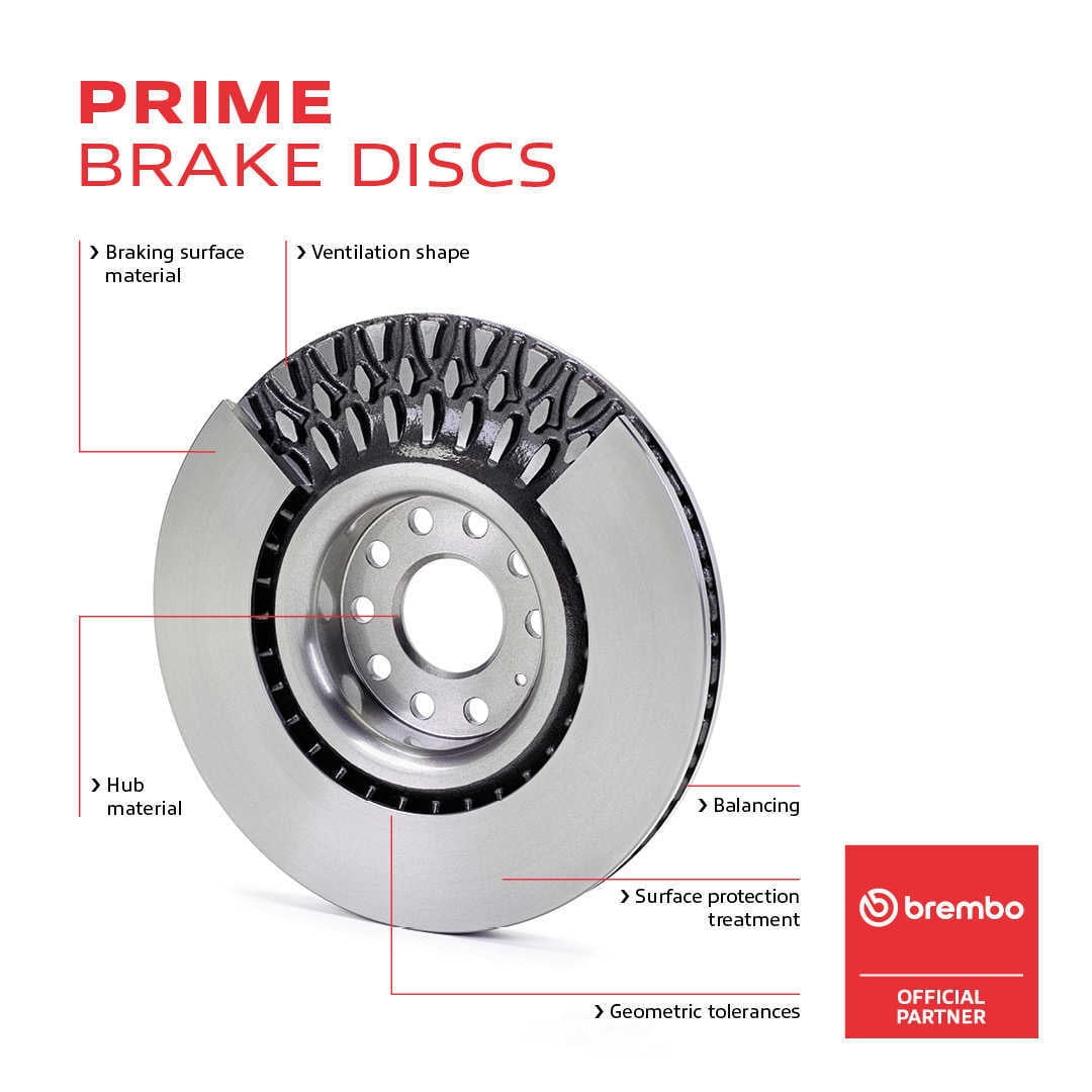 Brembo 09.B537.11 PRIME Disc Brake Rotor