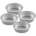 thumbnail image 4 of Non-stick Oval Cake Pan Set 4PCS Aluminum Mold for Baking, 4 of 6