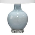 thumbnail image 4 of Table Lamp with Drum Shade and Ceramic Bellied Base, Blue, 4 of 5