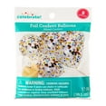thumbnail image 2 of 12" Multi-Color Foil Confetti Balloons, 5 Count, by Way To Celebrate, 2 of 5