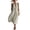 Beige #1, variant on Cotton Dresses for Women Casual Maxi V-Neck Plus Size Womens Dress Sleeveless Wrap Long Casual Summer Black M