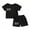 Black, variant on Bagilaanoe 2pcs Toddler Baby Boy Shorts Set Short Sleeve Letter Print T Shirt Tops + Shorts 6M 12M 18M 24M 3T Kids Casual Summer Clothes