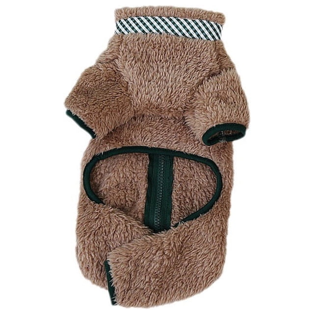 Fiudx Abrigo de Invierno para Perros, Suave y Cálido, con Anillas para Correa Integradas, Cierre de Cremallera, Fácil de Poner, Perfecto para Paseos En La Nieve, Regalo Ideal para Amantes de Los Perr