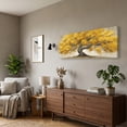 thumbnail image 2 of Canvas Wall Art for Living Room - Large Yellow Tree of Life Canvas Prints, Modern Abstract Nature Painting for Kitchen Bedroom Office Wall Decor, 2 of 7
