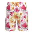 thumbnail image 6 of Kdxio Watermelon Pattern Mens Casual Shorts - Drawstring Summer Beach Sports Shorts for Men, 6 of 9