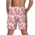 thumbnail image 2 of Lsque Mens Swim Trunks Summer Flamingo Pattern - Bathing Suit Compression Liner - Beach Swim Shorts Swimwear - (S-3XL) - Stretch Quick Dry -X-Large, 2 of 9