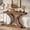 Brown, variant on Finmind 43" Farmhouse Curved Console Table, 2-Tier Entryway Sofa Table with Unique Curved Legs for Living Room, Hallway, Behind Couch, Brown