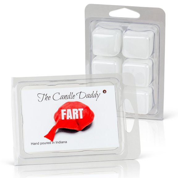 Fart Scented Wax Melts - Horribly Scented - Funny Prank Gag Gift - 1 Pack - 2 Ounces - 6 Cubes