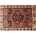 thumbnail image 1 of Ahgly Company Indoor Rectangle Traditional Saffron Red Persian Area Rugs, 2' x 4', 1 of 6