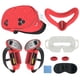 thumbnail image 1 of Juego Accesorios Protección VR Kit 7 Piezas para Meta Quest 3S () Rojo, 1 of 9