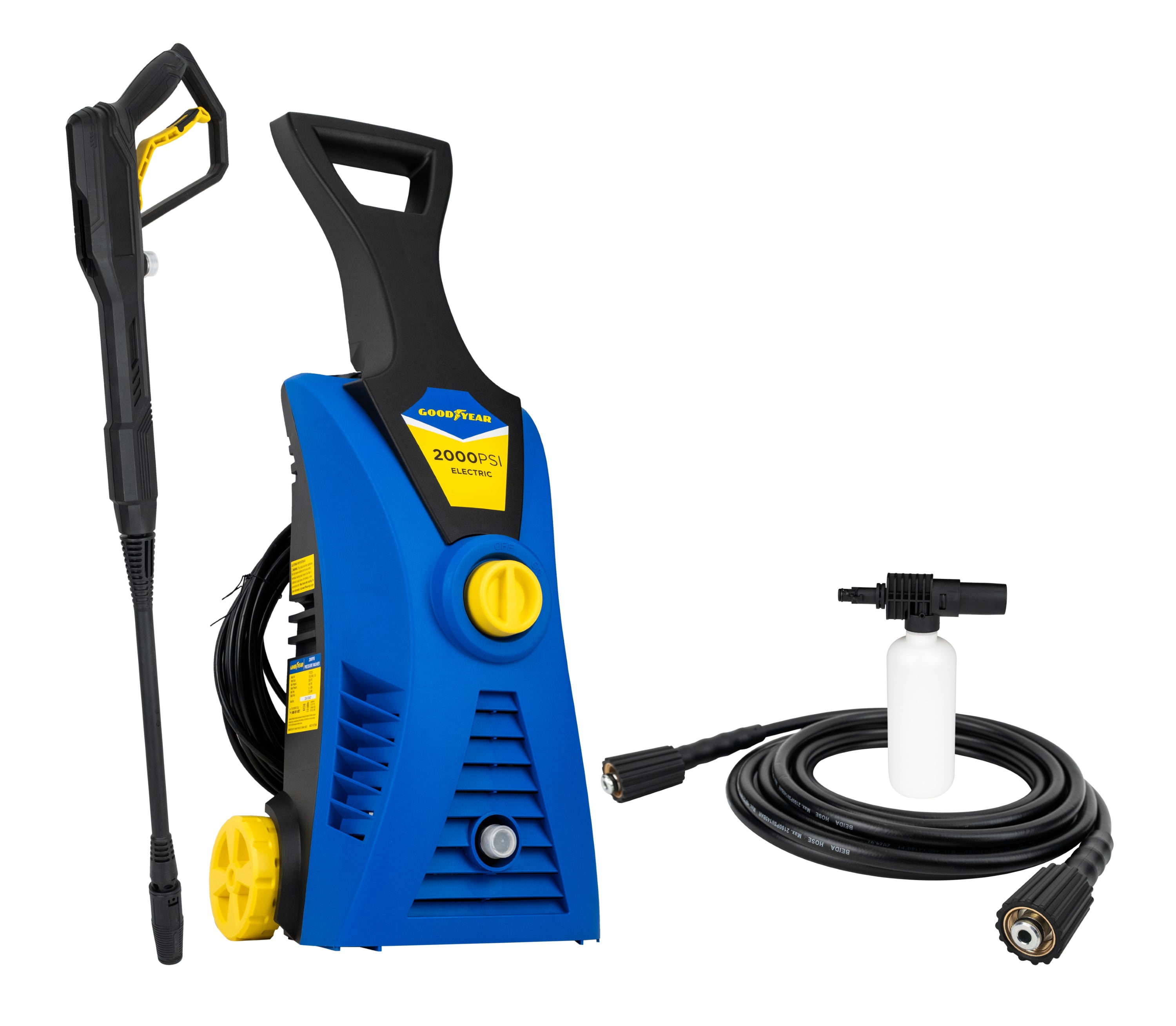 Goodyear 2,000 PSI 1.6 GPM Electric Pressure Washer with Soap Bottle