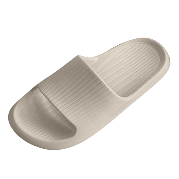 Men'S Stylish Open-Toe Flip Flops Fashion All Seasons Men Slippers Flat Bottom Lightweight Home Bathroom Non Slip Open Toe Comfortable Simple Design Indoor Thong Slippers For Men