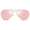 thumbnail image 3 of Pro Acme Gafas de sol polarizadas clásicas de aviador para hombres y mujeres con protección UV400, 3 of 5