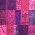 thumbnail image 1 of Ahgly Company Indoor Square Patchwork Pink Transitional Area Rugs, 3' Square, 1 of 1
