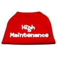 thumbnail image 1 of Mirage Pet Products  High Maintenance Screen Print Shirts Red XXXL- 20, 1 of 1