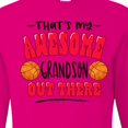 thumbnail image 4 of Inktastic That's My Awesome Grandson out There with Basketballs Long Sleeve T-Shirt, 4 of 5