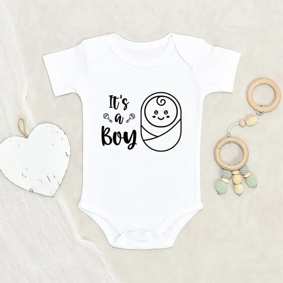 Newbabywishes - It's A Boy Newborn Baby Clothes for Boys - Gender Reveal Baby Clothing