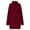 Red, variant on Winter Dresses for Women Casual Dresses Long Sleeve Hooded Short Dress with Drawstring Loose Fit Midi Dresses Fall Winter