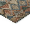 thumbnail image 4 of HomeRoots 603237 9 x 12 ft. Brown, Gray & Tan Geometric Washable Indoor & Outdoor Rectangle Area Rug, 4 of 5