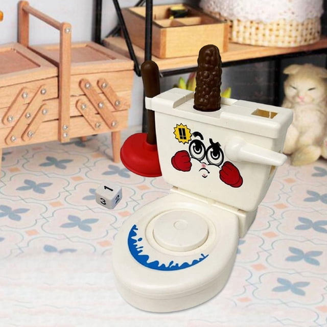 Taburete De Juguete Para Inodoro Que Sale Divertido Juego De Caca Para Niñas, Niños, Niños, Todders DYNWAVEMX Juego de caca
