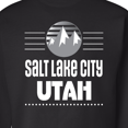 thumbnail image 3 of Inktastic Salt Lake City Utah Mountains Adult Sweatshirt, 3 of 4