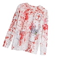 thumbnail image 1 of sudadera con capucha de horror sangriento del paño grueso y suave doctor de horror sangriento suéter de lana o cuello pullover traje de halloween xl SG Magideal sudadera con capucha de horror sangriento del paño grueso y suave, 1 of 7