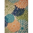 thumbnail image 2 of Nourison Tropical Oasis Indoor/Outdoor Modern Floral Multicolor 7'10" x 10'6" Area Rug, (8' x 11'), 2 of 7