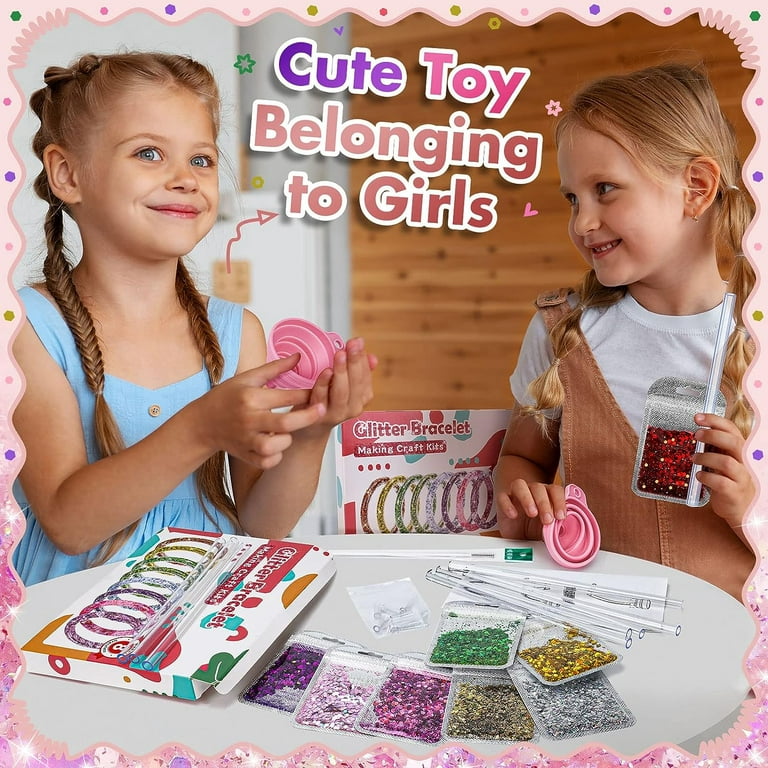  Niskite Girls Toys Age 6-8,Jewelry Bracelet Making Kit for Girls,5  6 7 8 9 10 Year Old Girl Birthday Gifts,Girl Toys Age 6-7,DIY Crafts for  Girls Ages 8-12,Teen Girl Gifts Trendy